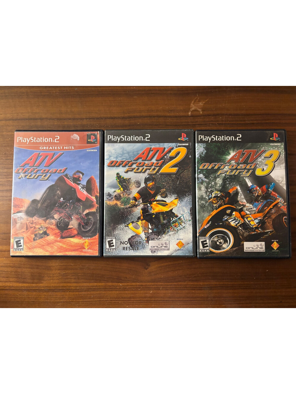 ATV Offroad Fury 1, 2 & 3 (Playstation 2) Bundle
